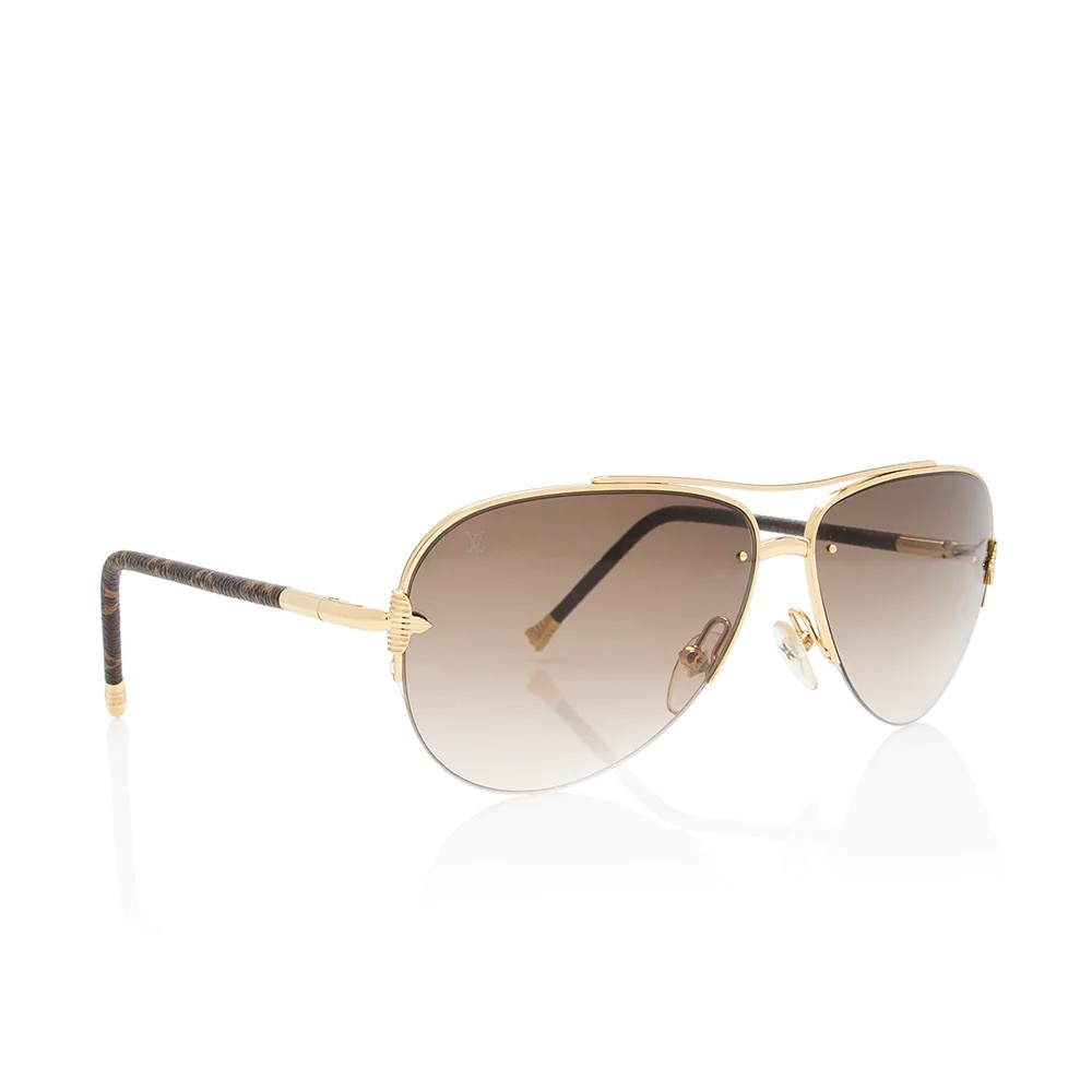 Louis Vuitton Monogram Canvas Viola Pilote Petite Sunglasses